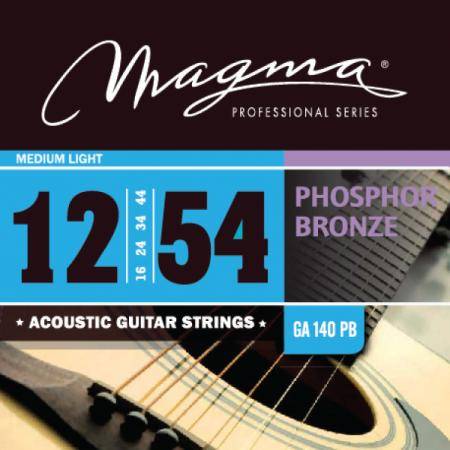 Cuerdas Guitarra Acústica Magma GA140PB Juego De Cuerdas De Guitarra Acústica