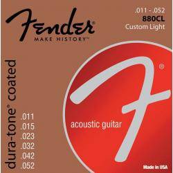 Cuerdas Guitarra Acústica Fender 80/20 Dura Tone Cuerdas Guitarra Guitarra Acústica 11-52