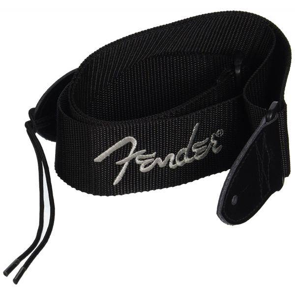 Fender 2" Black Poly Correa Grey Logo Black