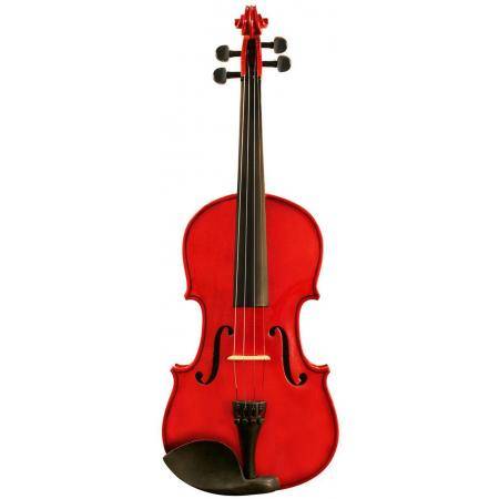 Violines y Violas Ashton AV142R Violín 1/4 Rojo Transparente