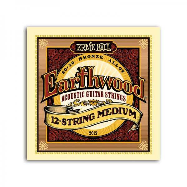 Ernie Ball EB2012 Set Cuerdas Guitarra Acústica Earthwood Bronce 1