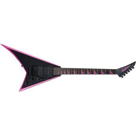 Guitarras Eléctricas Jackson X Series Rhoads RRX24 Black Pink Bevels