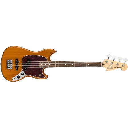 Bajos eléctricos  Fender Player Mustang Bass Pj Pf Aged Natural