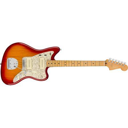 Guitarras Eléctricas Fender American Ultra Jazzmaster Mn Plasma Red Bur
