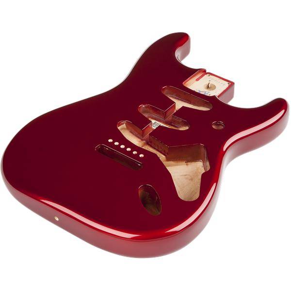 Vintage Bridge Routing Fender Alder Telecaster Body Candy Apple Red 