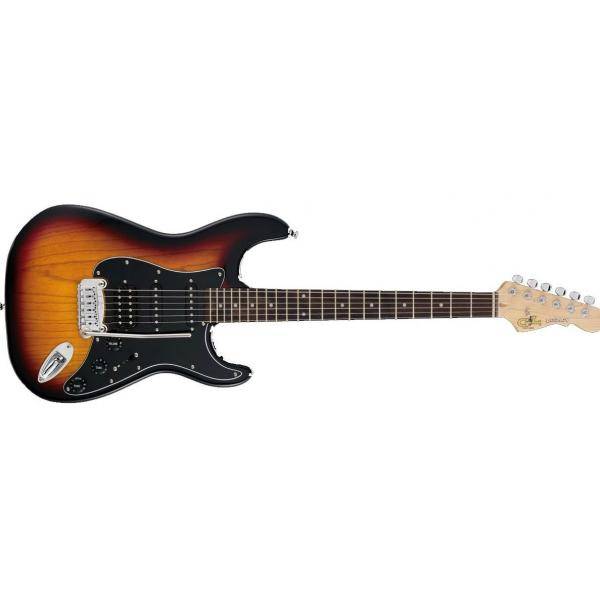 G&L Fullerton Standard Legacy HSS R12 Guitarra Eléctrica 3 Tone Sunburst