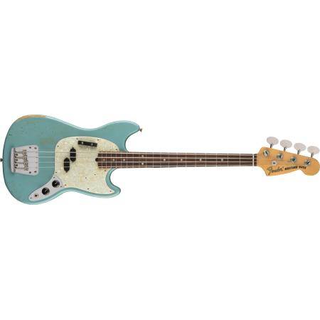 Bajos eléctricos  Fender Jmj Road Worn Mustang Bass Rw Faded Dap Blu