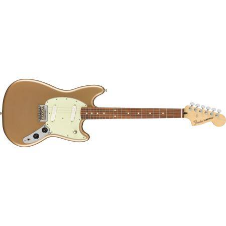 Guitarras Eléctricas Fender Player Mustang Pf Firemist Gold