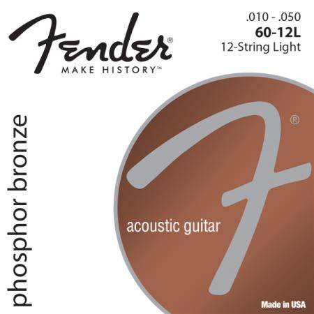 Cuerdas de Guitarra Eléctrica FENDER PHOSPHOR BRONZE 1 CUERDAS ACÚSTICA