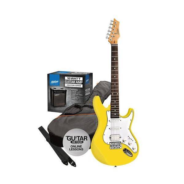 Ashton SPAG232YL Pack Guitarra Eléctrica Yellow