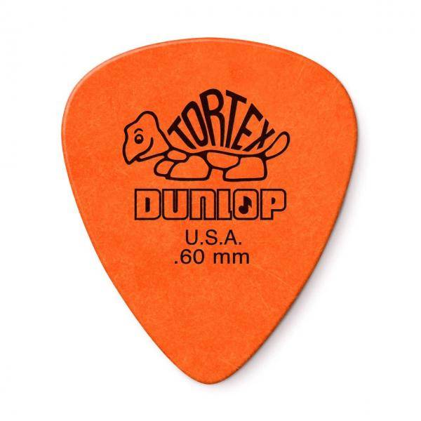 Dunlop 418P060 Tortex 0,6 Bolsa 12 Púas Orange