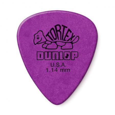 Púas Dunlop 418P114 Tortex 1,14Mm Bolsa 12 Púas Purple