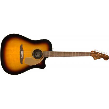 Guitarras Electroacústicas Fender Redondo Player Sunburst Walnut Fingerboard