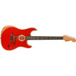 Guitarras Fender AM Acoustasonic Stratocaster Dakota Red