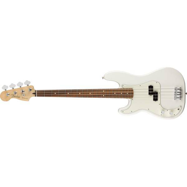 Fender Player Precision Bass Lh Pf Polar White