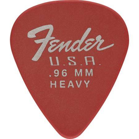 Púas Fender 351 Shape Dura Tone 0,96 Red Pack 12 Púas