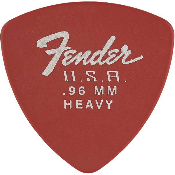 Fender 346 Shape Dura Tone 0.96 Fiesta Red 12 Púas