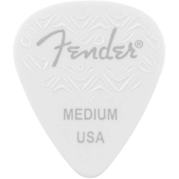 Fender 351 Shape Medium White 6 Púas