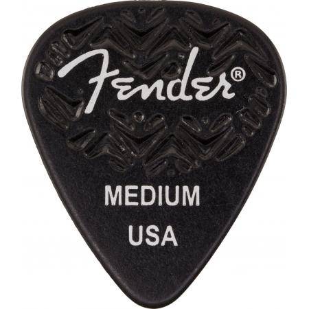 Púas Fender 351 Shape Black Medium 6 Púas