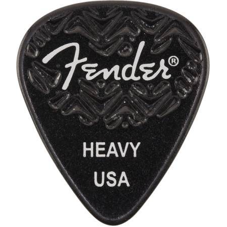 Púas Fender 351 Shape Heavy Black 6 Púas