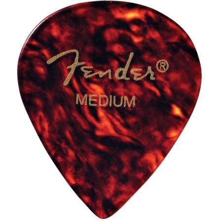 Púas Fender 551 Shape Shell Thin Pack 12 Púas