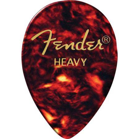 Púas Fender 358 Shape Shell Heavy Pack 72 Púas