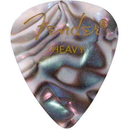 Púas Fender 351 Shape Abalone Heavy Pack 12 Púas