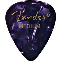 Accesorios de guitarra Fender 351 Shape Purple Moto Medium Pack 12 Púas