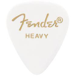Accesorios de guitarra Fender 351 Shape White Heavy Pack 12 Púas