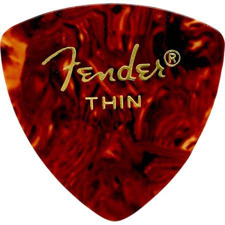 Accesorios de guitarra Fender 346 Shape Shell Thin Pack 12 Púas