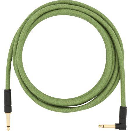 Cables para Instrumentos Fender Festival 3M Cable De Instrumento Green