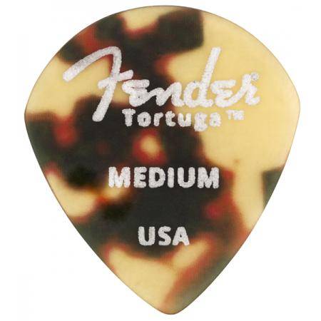 Púas Fender Tortuga 551 Shape Medium Bolsa 6 Púas