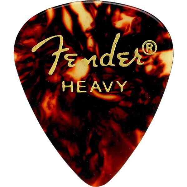 Fender Tortoise Shell 351 Shape Heav Bolsa 12 Púas