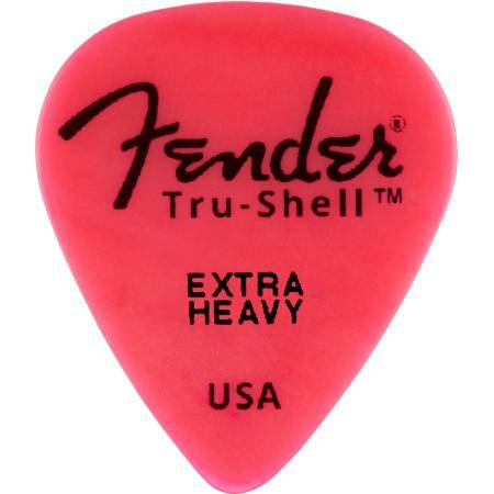 Púas Fender Tru Shell 351 Shape Extra Heavy Púa