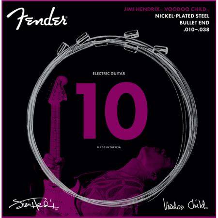 Accesorios de guitarra Fender Hendrix Voodoo Child Cuerdas Eléctrica 10-38