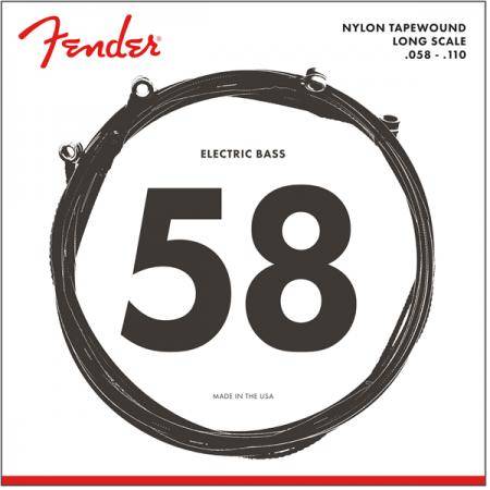 Cuerdas Bajo Fender 9120 Nylon Tapewound 058-110 Cuerdas Bajo