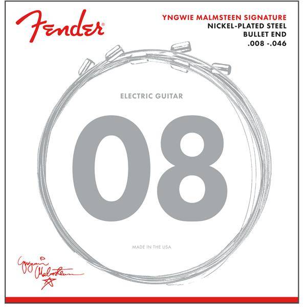 Fender Yngwie Malmsteen 008-046 Cuerdas Guitarra Eléctrica