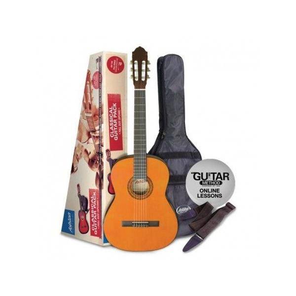 Ashton SPCG34AM Pack Guitarra Clásica 3/4 Natural