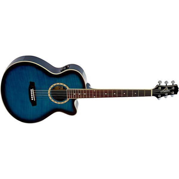 Ashton SL29CEQTBB Apx Azul Guitarra Electroacústica