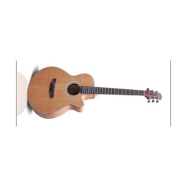 Ashton TK45SCEQ Mini Jumbo Natural Guitarra Electroacústica