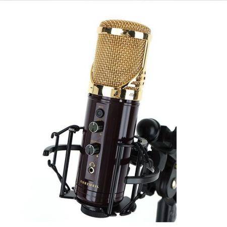 Micrófonos de Condensador Kurzweil KM1UG Micrófono Condensador Dorado