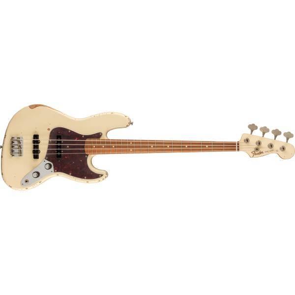 Fender 60'S Roadworn Jazz Bass Olympic White