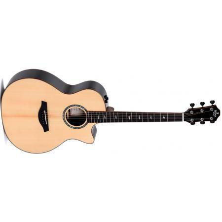 Guitarras Electroacústicas Sigma GECE -3+ Macassar Ebony Guitarra Electroacústica