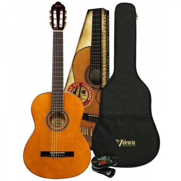Valencia VC102K Pack Guitarra Clásica 1/2 Nat