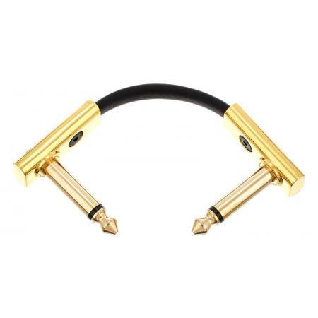 Cables para Instrumentos Rockboard Flat Patch 5Cm Gold Cable Instrumento