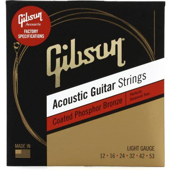 Gibson SAGCPB12 Phosphor Bronze Cuerdas Guitarra Acústica Light