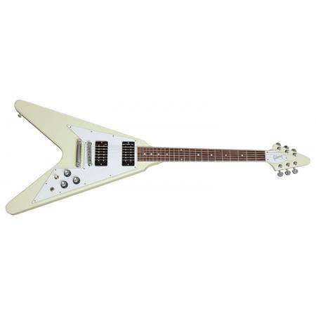 Guitarras Eléctricas Gibson 70S Flying V Classic White Guitarra Eléctrica