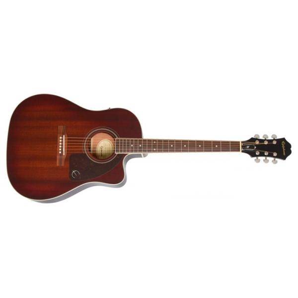 Epiphone AJ220SCE Caoba Guitarra Electroacústica