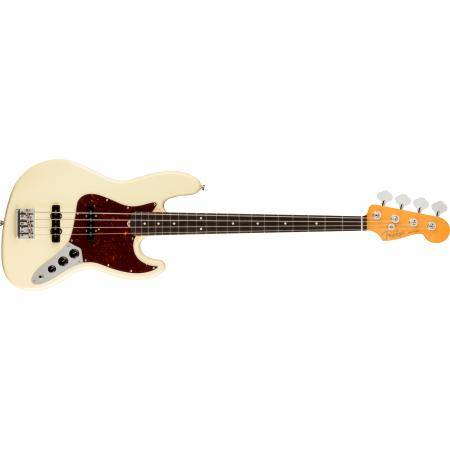 Bajos eléctricos  Fender American Pro II Jazz Bass RW Olympic White