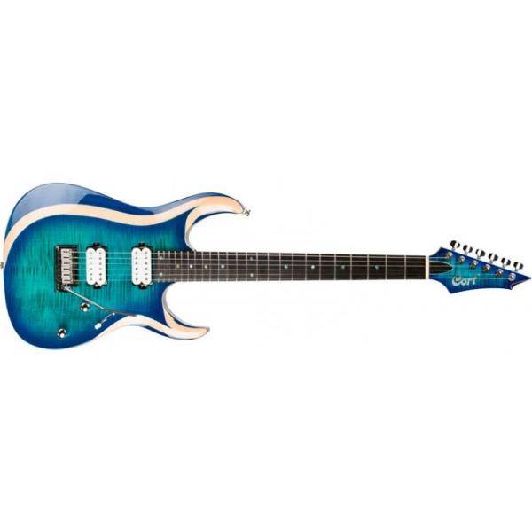 Cort X700 Duality Guitarra Eléctrica Light Blue Burst